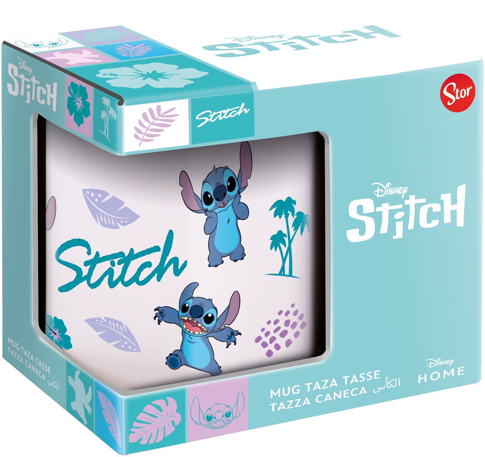 STITCH (Tropical) Tazza in ceramica 325ml (in confezione regalo)…x6…x36